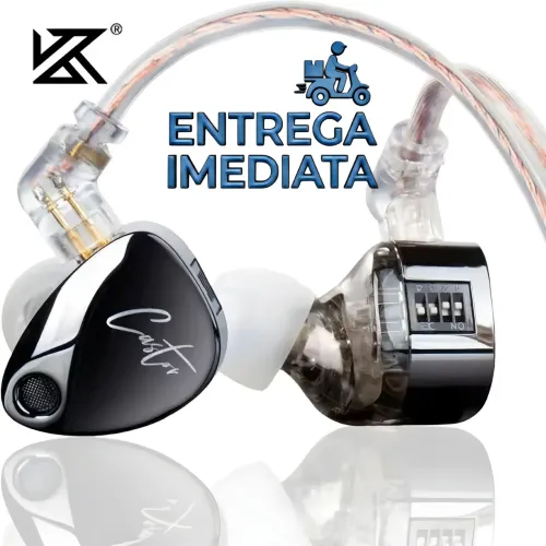 KZ Castor Bass Tuning - Sem Microfone Novo Caixa Lacrada