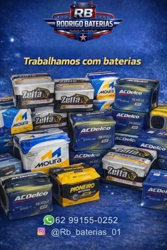 Baterias 60 AMP a partir de 269,99 entrega grátis para todas as regiões
