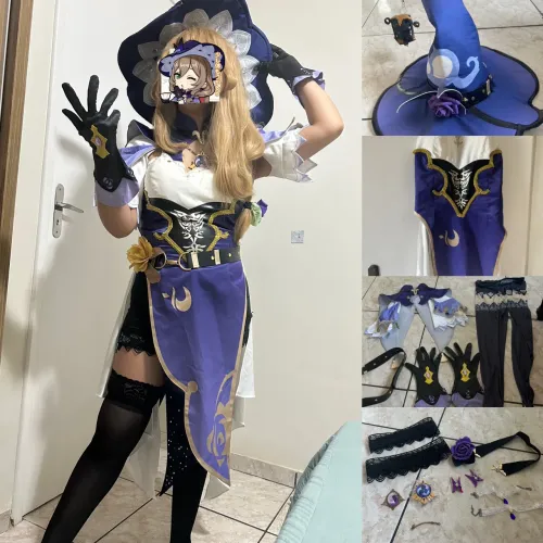Cosplay Lisa Uwowo de Genshin Impact
