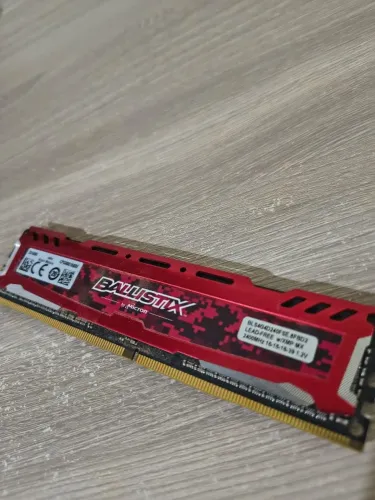 Memória Ram Crucial Ballistix Sport LT Red 4GB DDR4