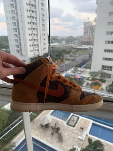 Nike Dunk High Dark Russet Original autenticado 