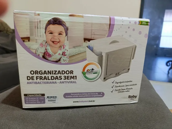 Organizador de fraldas 3 em 1 Baby Mel