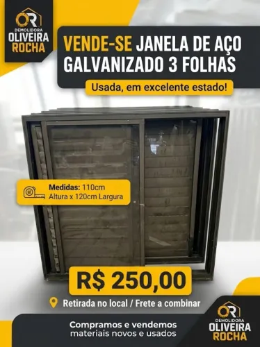 janela em aço galvanizado pintura eletrostática a pó não enferruja