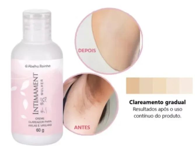 Kit 30 unidades creme clareador de virilha e axila intimus