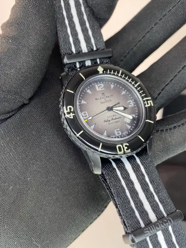 Relógio swatch blanc pain scuba 