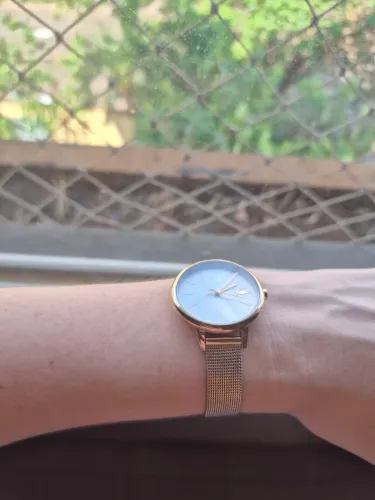 Relógio Feminino Lacoste Rosé em Aço Inox (Mesh) - Original Vivara com Bateria Nova"<br>