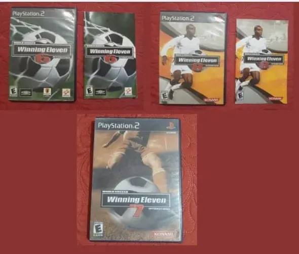 Winning Eleven 6, 7 e 8 Ps2 Originais