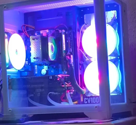 Gabinete Mancer cv100 Purple Edition