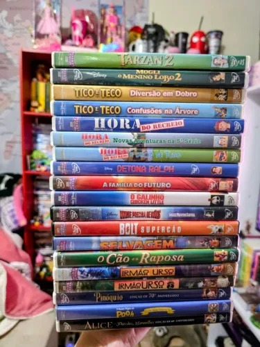 Lote 18 Dvds Disney Originais