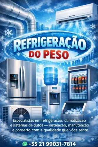 CONSERTO DE GELADEIRA E INSTALAÇÃO DE AR CONDICIONADO
