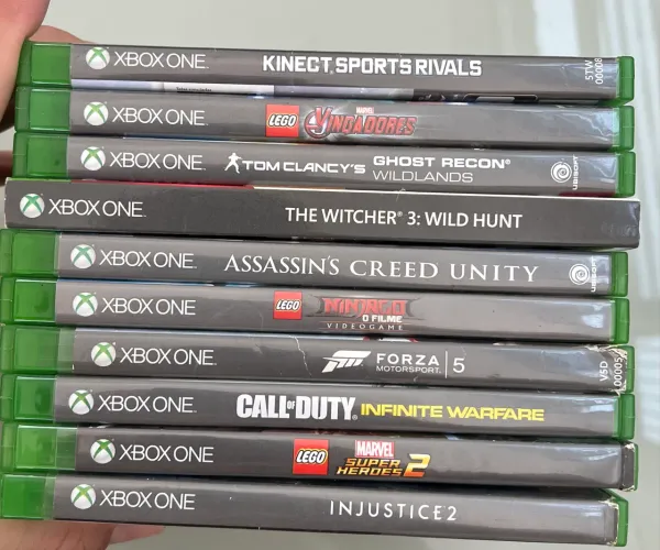 Jogos de Xbox one e kinect 