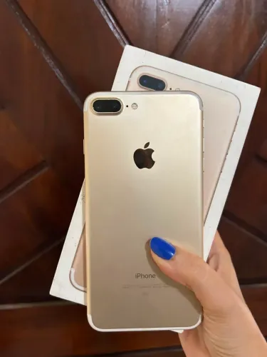 iPhone 7 Plus, dourado, 128gb