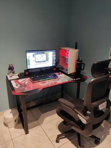 Mesa Gamer Fortrek Base em Aço