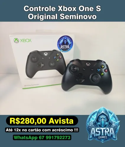 Controle de Xbox One S Original Seminovo - Astra Games