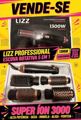 Escova rotativa poucas vezes usada estado de novo