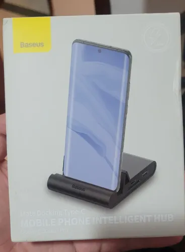 Base docking usb tipo c - Baseus - funciona com samsung dex