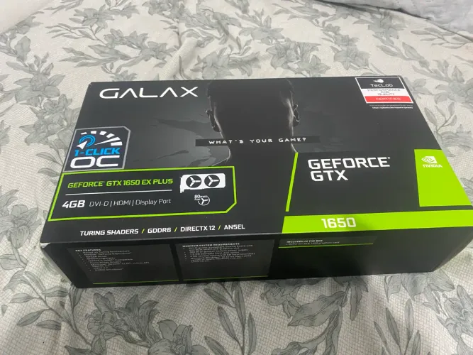 Placa de vídeo gtx 1650 plus ótima para Qm tá iniciando no mundo dos games