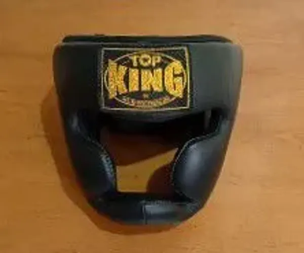 capacete de proteção Top King Boxing preto , tamanho M