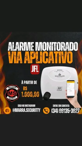 Alarme JLF monitorado via app