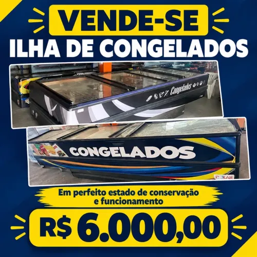 Vendo ilha de congelados em perfeito funcionamento e conservação