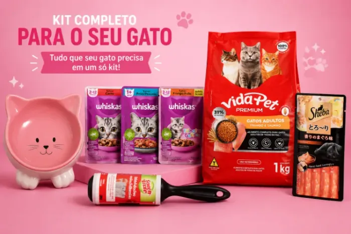 Kit Pet com Potinho de Ceramica