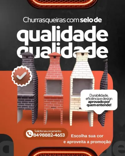 Churrasqueira pré moldada