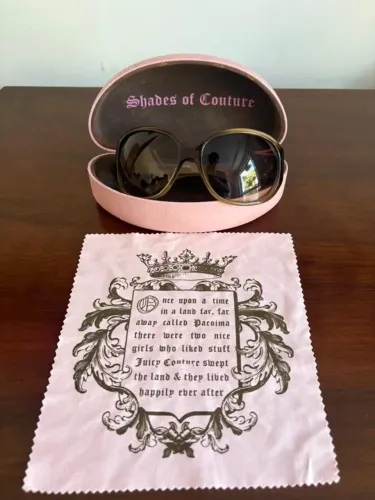 Óculos de Sol Juicy Couture Original + Estojo e Flanela (Y2K)