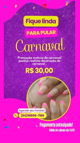 Promoção de carnaval 