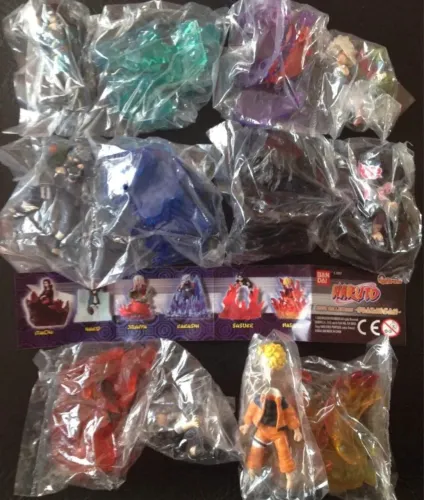 Bonecos Naruto Sharingan Gashapon série Maxi Collection 