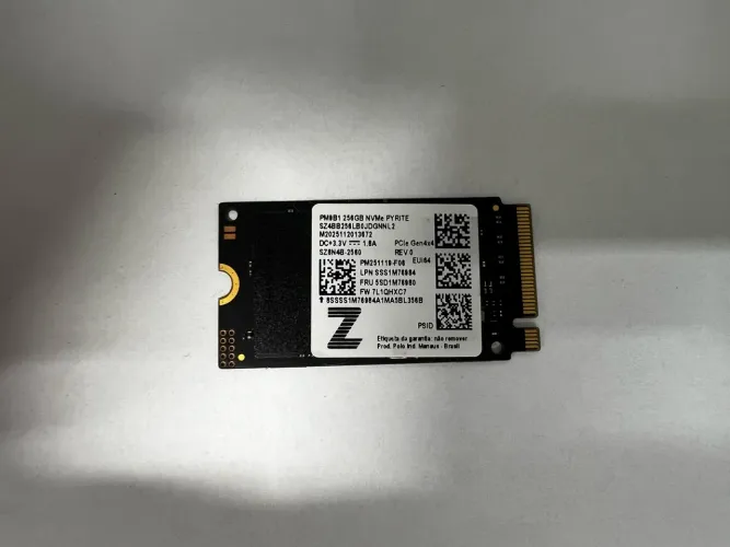 SSD NVME Samsung 256GB