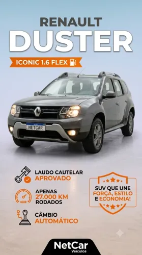 Renault Duster Iconic 1.6 16V Flex AUT 2022