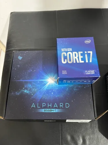 Kit placa-mae e processador
