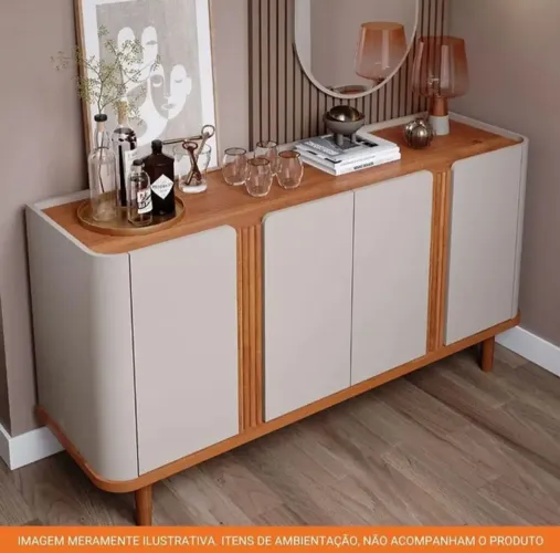 Buffet Eva 100% MDF - Entrega e Montagem grátis pra Fortaleza 