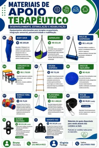 Materiais de Apoio Terapêutico