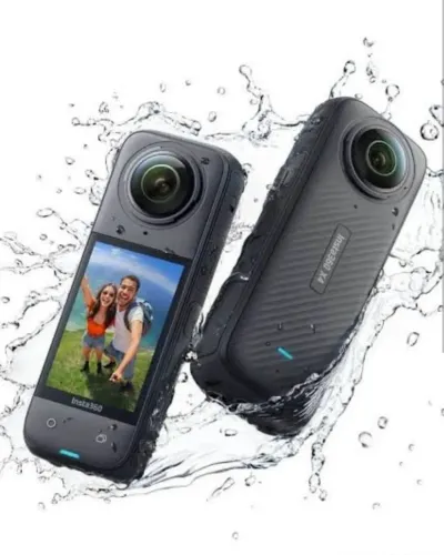 Câmera de ação Insta 360 X4 em perfeito estado com NF com caixa e todos os itens.