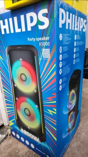 (Lacrada) Caixa De Som Bluetooth Tax5000/78, 1800w, Philips, Preto, Party Speaker