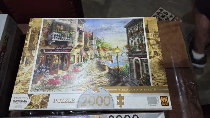 Quebra cabeça 2000 peças- Villaggio d'italia