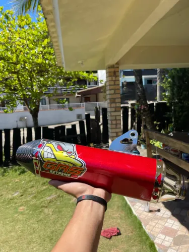 Escapamento GRS Extreme HP Fazer 250 2018/2025 ? Boca em carbono.