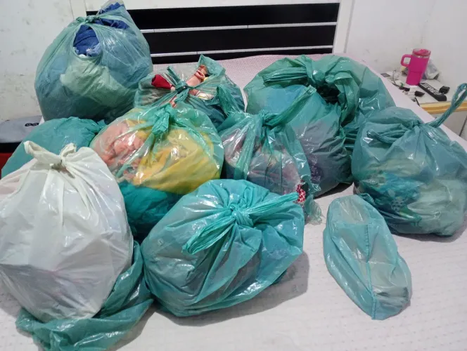 Lote para Brechó 116 peças tudo por 350$