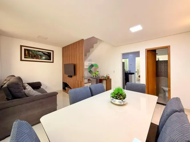 Casa em Condomínio para Venda em Contagem, Europa, 3 dormitórios, 1 suíte, 2 banheiros, 1