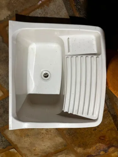 Tanquinho Branco de Plástico