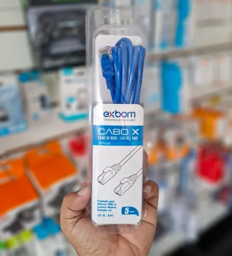 Cabo de Internet  1.5m a 30m rede Ethernet - entrega em slz e região 