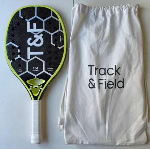 Raquete Beach Tennis Track & Field Eletric 18K (Seminova) EXTRA !!!