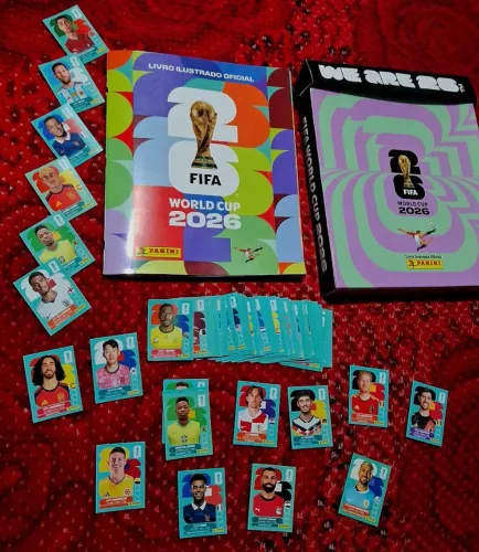 Album copa do mundo 2026 faltando 16 figurinhas