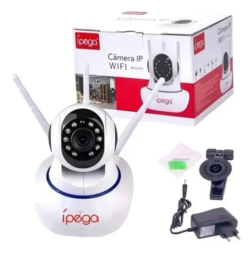 Câmera de segurança wi-fi baba eletronica robo 3 antenas
