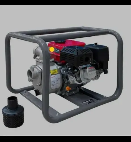 Motobomba branco a gasolina 5,5cv/hp sem detalhes só pegar e usar
