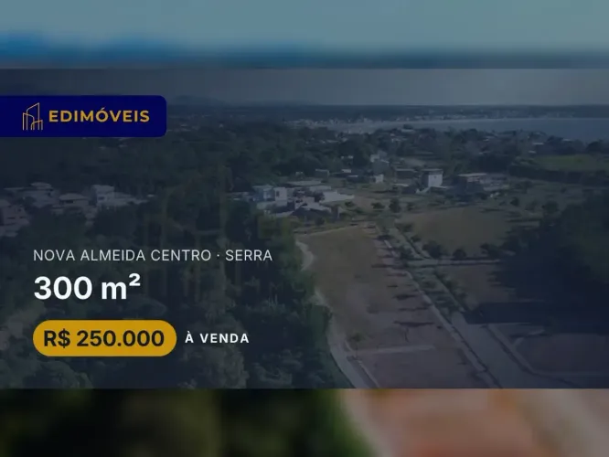 Nova Almeida Centro: Lote perfeito para construir sua casa ideal!