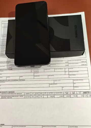 Galaxy S22 128GB com caixa e NF