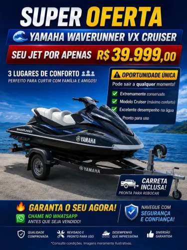 Jet ski Yamaha WaveRunner VX Cruiser 