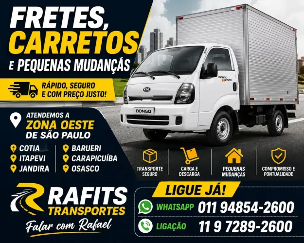 Fretes Carretos e Pequenas Mudancas